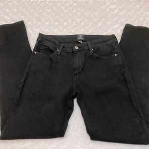 Just Black Ladies Cordelia Black Skinny Jeans - 26 - Like New